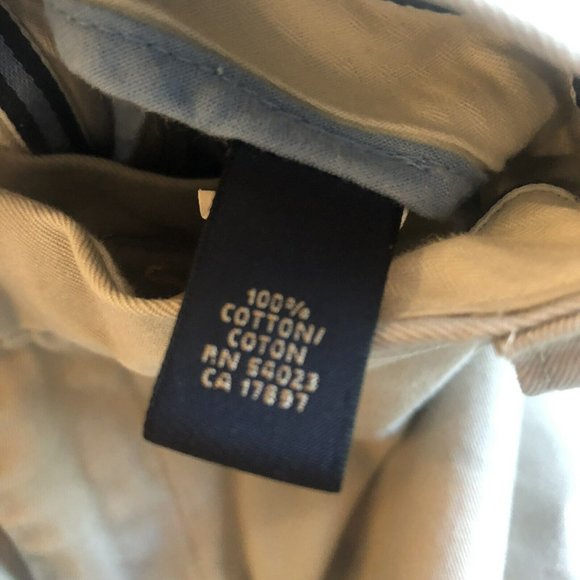 Banana Republic Gavin Chino Slacks Pants 34/34 Men's Khaki Brown Tan - Picture 10 of 11